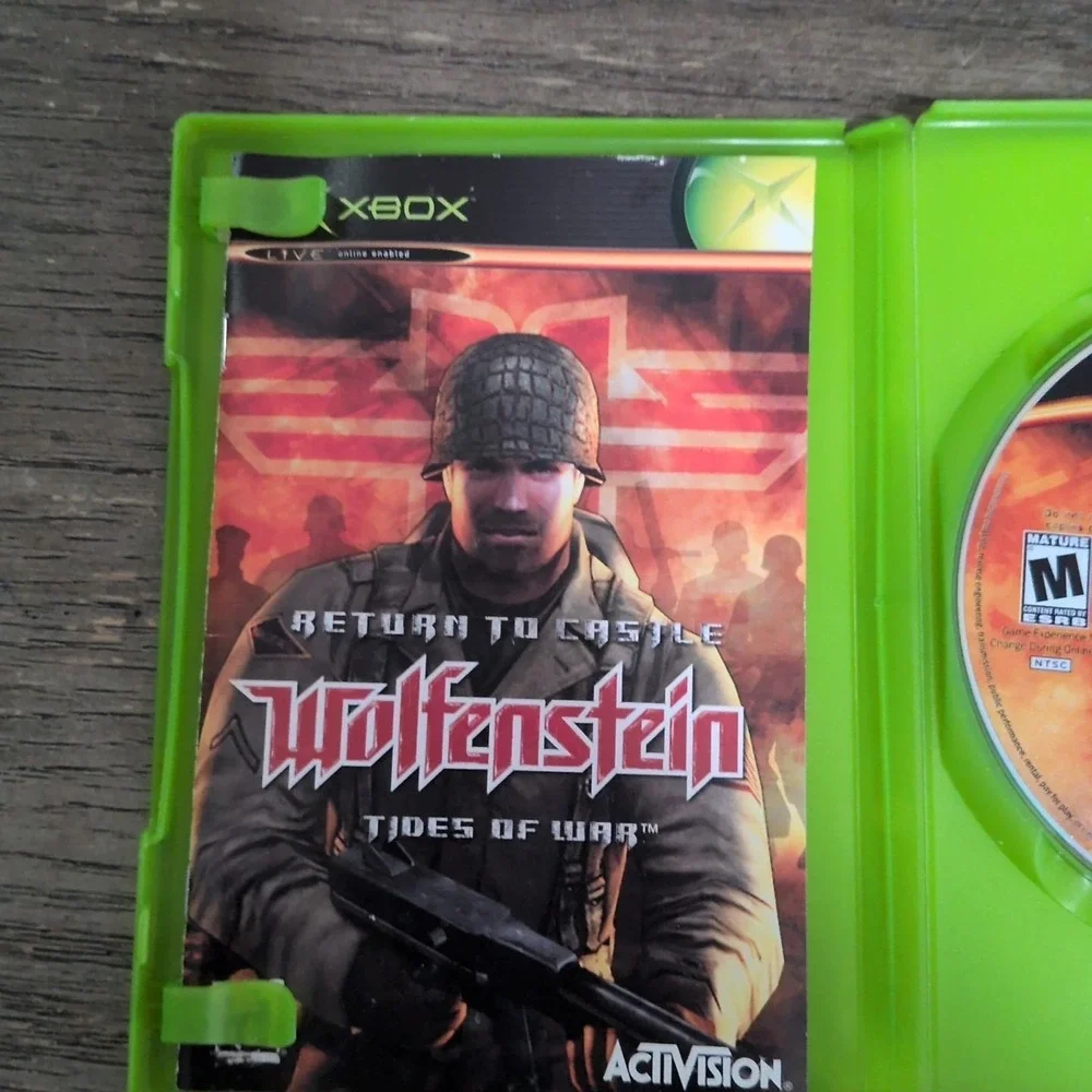 Return to Castle Wolfenstein: Tides of War (Microsoft Xbox 2003) Complete In Box